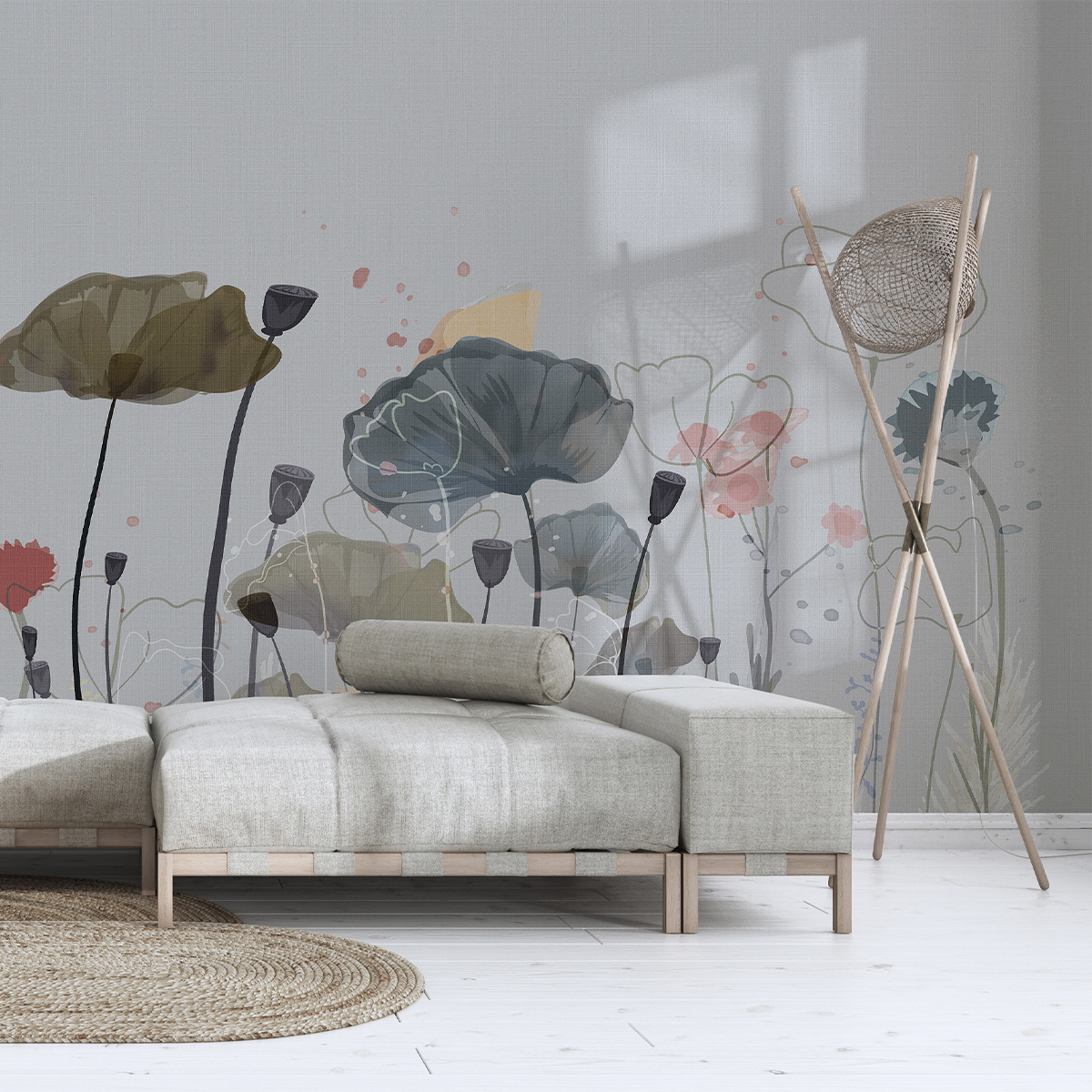Tapet poppy meadow, dream prints 